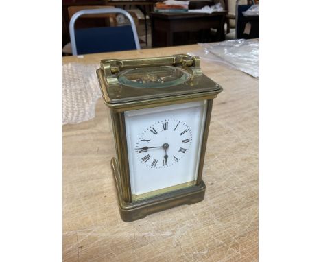 Brass carriage clock