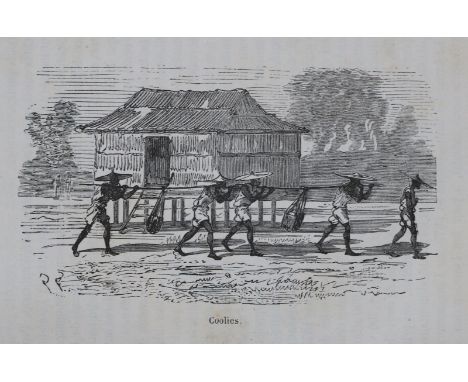 Postel,R.: L'Extreme Orient. Cochinchine, Annam, Tong-Kin. Paris, Decorce-Cadot 1882. Kl.8°. Mit 1 gefalt. Kte. u. zahlr. Tex