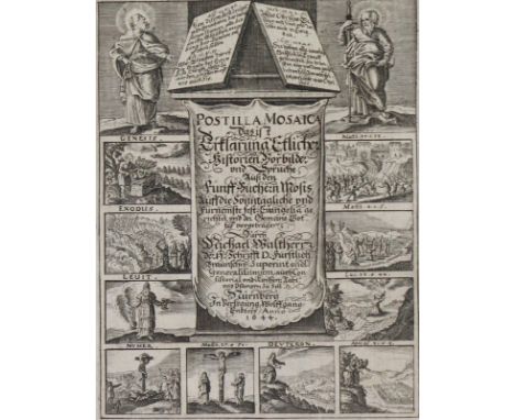 Walther,M.: Postilla Mosaica, Das ist: Erklärung etlicher Historien, Vorbilder und Sprüche, auß den fünff Büchern Mosis,... N