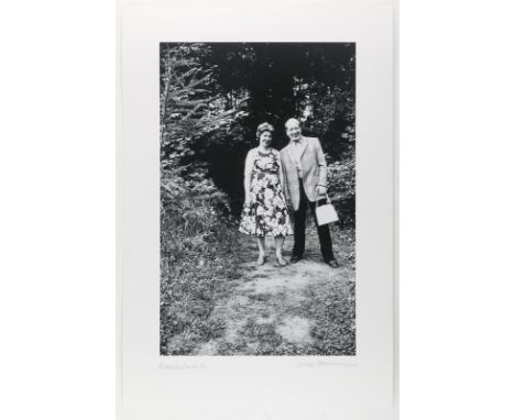 Blume, Anna u. Bernhard Johannes: (1937-2020 bzw. 1937-2011). Waldeslust 1982. Offsetdruck im Duplex-Verfahren, partiell mit 
