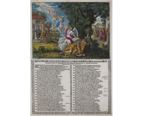 Friedens-Gemähld: bey dem auf den 8.Augusti deß 1708 Jahres durch Gottes Gnad...Dank- und Frieden-Fest, der Evangelischen Sch