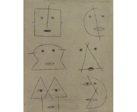 Brauner, Victor: (1903 Piatra Neamt - Paris 1966). Tire a l'arc. Radierung (1962). Plgr. 24,5 x 20 cm. Sign. u. num. Unter Gl