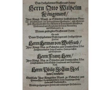 Müller,H.: Evangelisches Praeservativ wider den Schaden Josephs, in allen dreyen Ständen... Erster Theil (= alles Ersch.) von