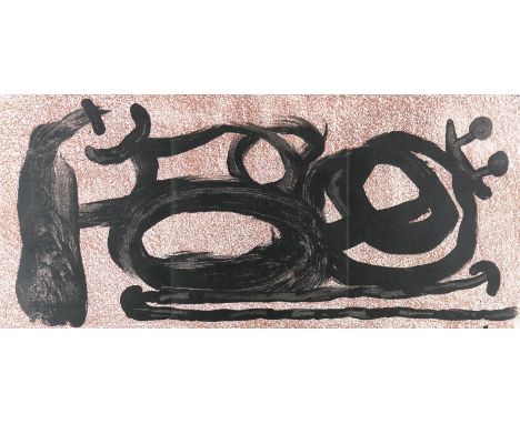 Miró, Joan: (1893 Barcelona - Palma 1983). Étincelles. Farblithographie, 1967. Aus: Derrière le miroir Nr. 164-165, April-Mai