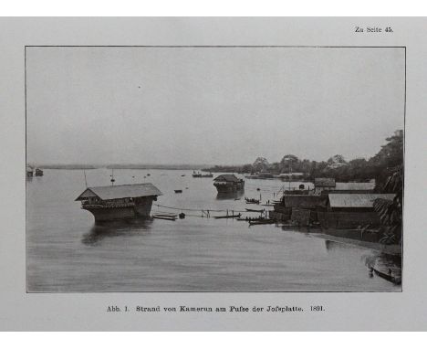 Hutter,F.: Wanderungen und Forschungen im Nord-Hinterland von Kamerun. Brschwg., Vieweg 1902. 4°. Mit 130 Abb. im Text u. auf