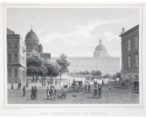Spiker,S.H.: Berlin und seine Umgebungen im 19. Jahrhundert. Bln., Gropius 1833(-38). 4°. Mit gest. Titel mit Vign., 1 ganzs.