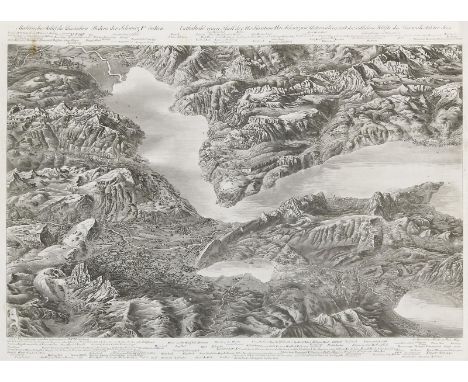 Delkeskamp,F.W.: Relief pittoresque du sol classique de la Suisse. Malerisches Relief des klassischen Bodens der Schweiz. Nac