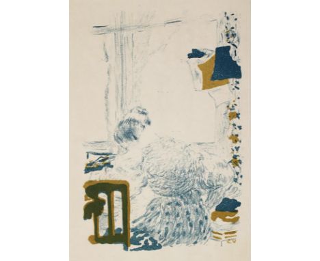 Vuillard, Edouard: (1868 Cuiseaux - La Baule 1940). La Couturière. Farblithographie auf Velin (1894). Erschienen in "L'Album 