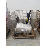 Keg, sledge hammer, car parts, rim and more