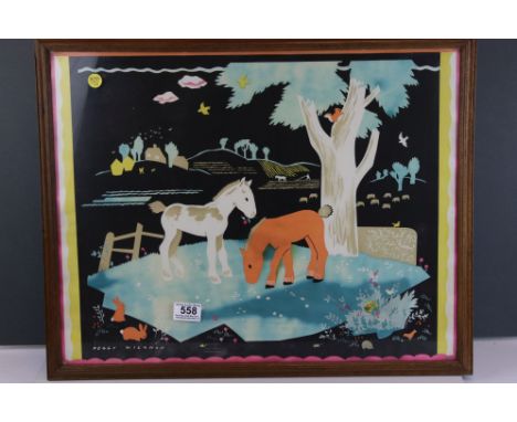 Peggy Wickham print of ponies 