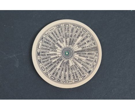 A Negretti &amp; Zambra pocket barometer / weather forecaster. 