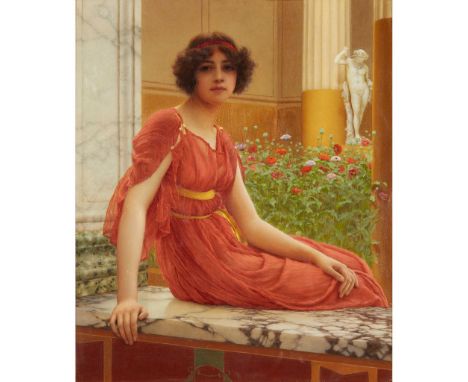 ◆ JOHN WILLIAM GODWARD (BRITISH 1861-1922) POPPIES Signed and dated '98, oil on canvas(76cm x 61cm (30in x 24in))Footnote: Pr