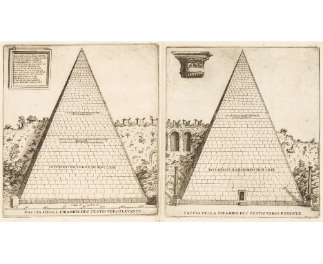 Nardini (Famiano). Roma Antica, 1st edition, Rome: Fabio de Falco, 1666, 15 engraved maps and plates, ink signature to title 