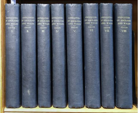 Grose (Francis). The Antiquities of England and Wales, 8 volumes, new edition, London: Hooper &amp; Wigstead, [1785-87], engr