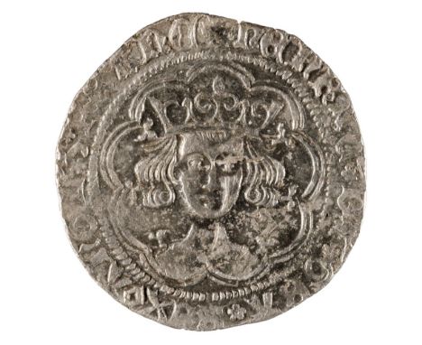 * Great Britain. Henry VI, First Reign, 1422-61, Groat, Rosette-Mascle Issue, 1430-31, mm, Cross Patonce obv/Pierced Cross re