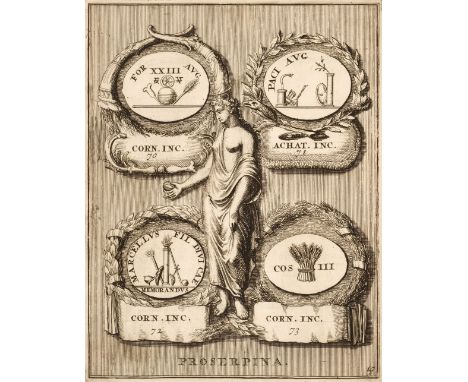 Wilde (Jacobus de). Gemmae Selectae Antiquae e Museo Jacobi de Wilde, sive L. Tabulae, Amsterdam: for the author, 1703, engra