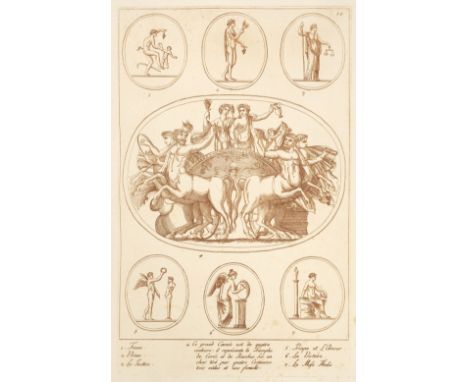 Raponi (Ignazio Maria). Recueil de Pierres Antiques Gravves concernant l'histore, la mythologie, la fable, les ceremonies, re