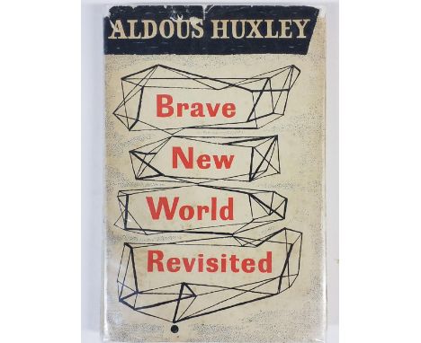 Huxley (Aldous). Brave New World Revisited, 1st edition, London: Chatto &amp; Windus, 1958, some minor toning, original cloth