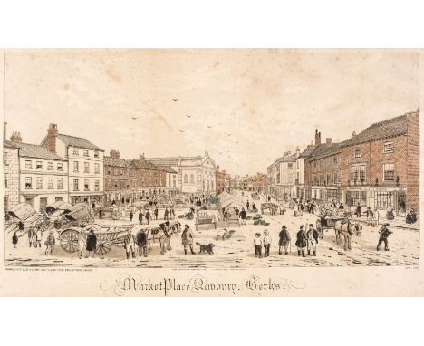 * Newbury. Austin (William F.), Market Place Newbury, Berks. Corn Exchange Erected 1861, J. S. Dodd Architect, 1862, lithogra