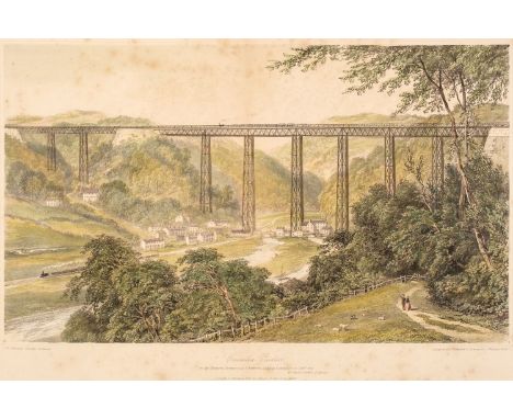 * Newman &amp; Co (Lithographers). Crumlin Viaduct, on the Newport, Abergavenny &amp; Hereford Railway Extension to Taff Vale