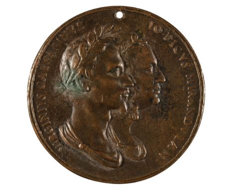 * Italy. Virginio Cesarini, 1595-1624, And Giovanni Pico Della Mirandola, 1463-94. AE Medal, probably 17th century or near co