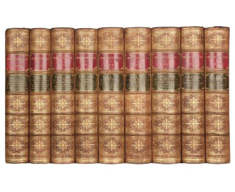 Shakespeare (William). The Works of William Shakespeare. The text revised by the Rev. Alexander Dyce, 9 volumes, 3rd edition,