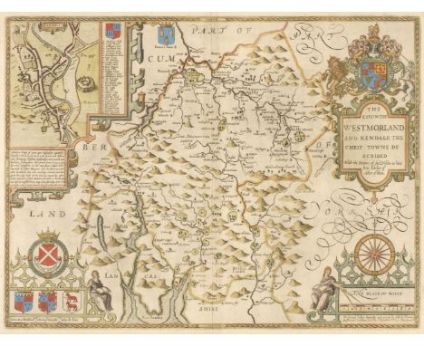 Westmorland. Speed (John), The Countie Westmorland and Kendale the Cheif Towne Described, Thomas Bassett &amp; Richard Chiswe