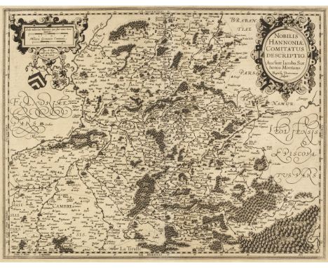 France &amp; Belgium. A collection of approximately 45 maps, 17th - 19th century, engraved county and regional maps and town 