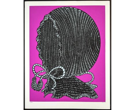 Serigraph titled Baby Bonnet. Year 1978. Signed lower right numbered 145/200. Sight size 26"" x 33""Condition: Good.