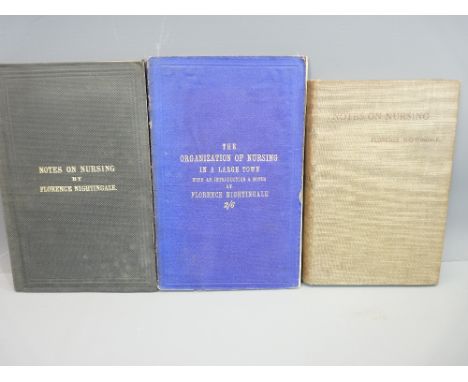 FLORENCE NIGHTINGALE 'NOTES ON NURSING - WHAT IT IS AND WHAT IT IS NOT' first edition, later issue with notice 'The right of 