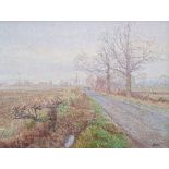 Maurice Sheppard PPRWS NEAC (b.1947) Oil on canvas "The Road to Groombridge, Sussex", signed lower