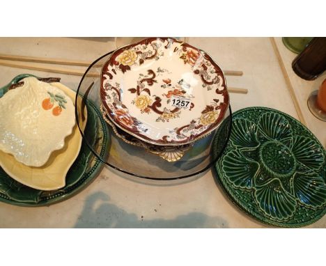 Collection of mixed ceramic plates and bowl to include Beswick and Royal Worcester. Not available for in-house P&amp;P, conta