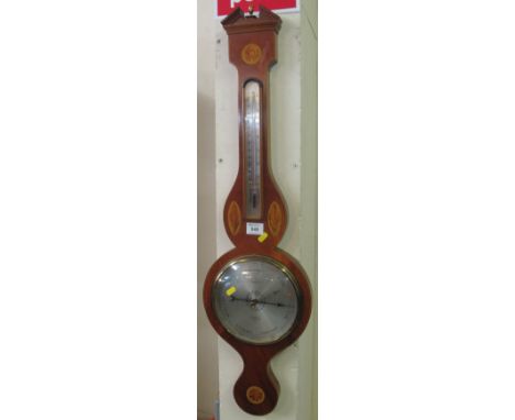 Edwardian style wheel barometer marked Holborn.(B.P. 24% incl. VAT)