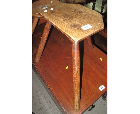 Small rustic tripod milking stool.(B.P. 24% incl. VAT)