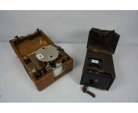 Benzing of Germany, Pigeon Timing Clock, Marked Brevette 22173, Cased in Oak, Also with a Skymaster Ghost Pigeon Timing Clock