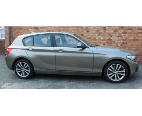 BMW SERIES 1, 2 LITRE (181BHP), 120i SPORTS 5 DOOR HATCHBACK, 1998cc, petrol 6 Special, manual gearbox, reg: VX17 YGH, 1st re