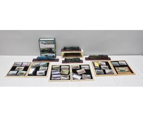 FIVE ATLAS EDITION COLLECTOR'S TRAIN LOCOMOTIVE MODELS to include; King Class GWR, PLM Pacific &amp; others, The Complete Vis