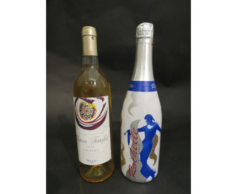 1993 Chateau Terrefort Loupiac, dessert wine, 4 bottles, and a bottle of sparkling wine (5)