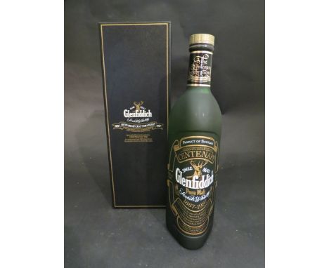 Glenfiddich Pure Malt Scotch Whisky limited centenary edition boxed with certificate 