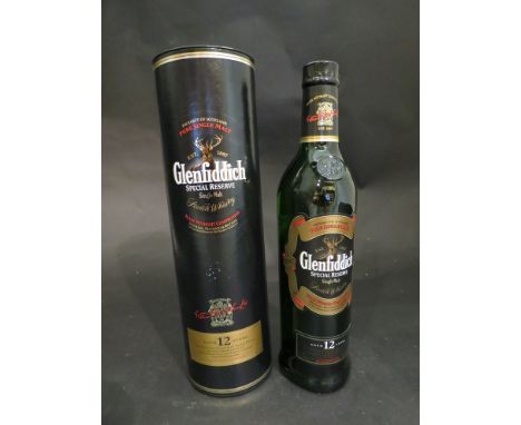 Whyte &amp; Mackay Special blended scotch Whisky 1ltr Glenfiddich Special Reserve, single malt 12 year Scotch Whisky, 70cl bo