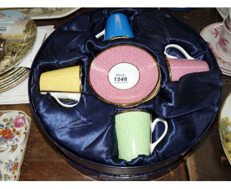 A boxed Royal Worcester Coffee Set.