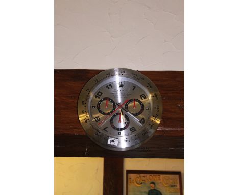 Jewellers adverting wall clock
