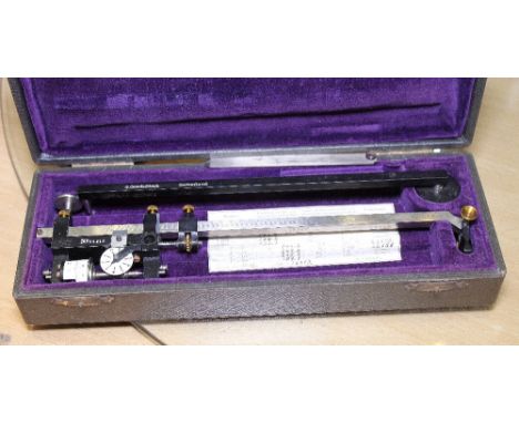 Cased G Comdi.Zurich set of balance scales