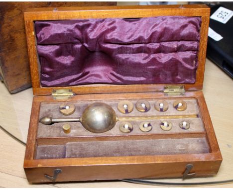Cased Sykes hydrometer