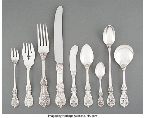 A Seventy-Two-Piece Reed &amp; Barton&nbsp;Francis I&nbsp;Pattern Silver Flatware Service for Eight, Taunton, Massachusetts, 