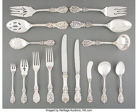 A Hundred-and-Fifty-Eight-Piece Reed &amp; Barton&nbsp;Francis I&nbsp;Pattern Silver Flatware Service for Twelve, Taunton, Ma