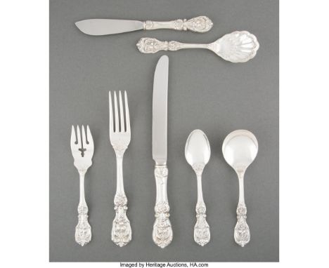 A Thirty-Two-Piece Reed &amp; Barton&nbsp;Francis I&nbsp;Pattern Silver Flatware Service for Six, Taunton, Massachusetts, des