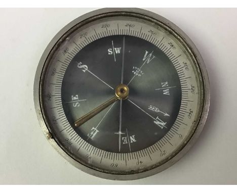 FRENCH COMPASS, AND TWO OTHER ITEMS  including another compass in case and a Prazisa Range FinderQty: 3