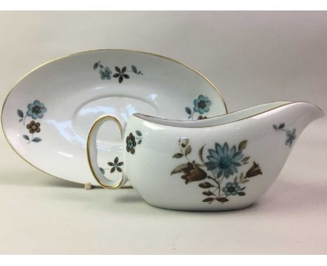ROYAL WORCESTER PART DINNER SERVICE, LUCERNE PATTERN  including plates and tureens