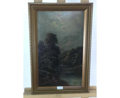 PAIR OF OIL PAINTINGS, 19TH CENTURY  signed R. Marshallframed 59cm x 38cm overall 
